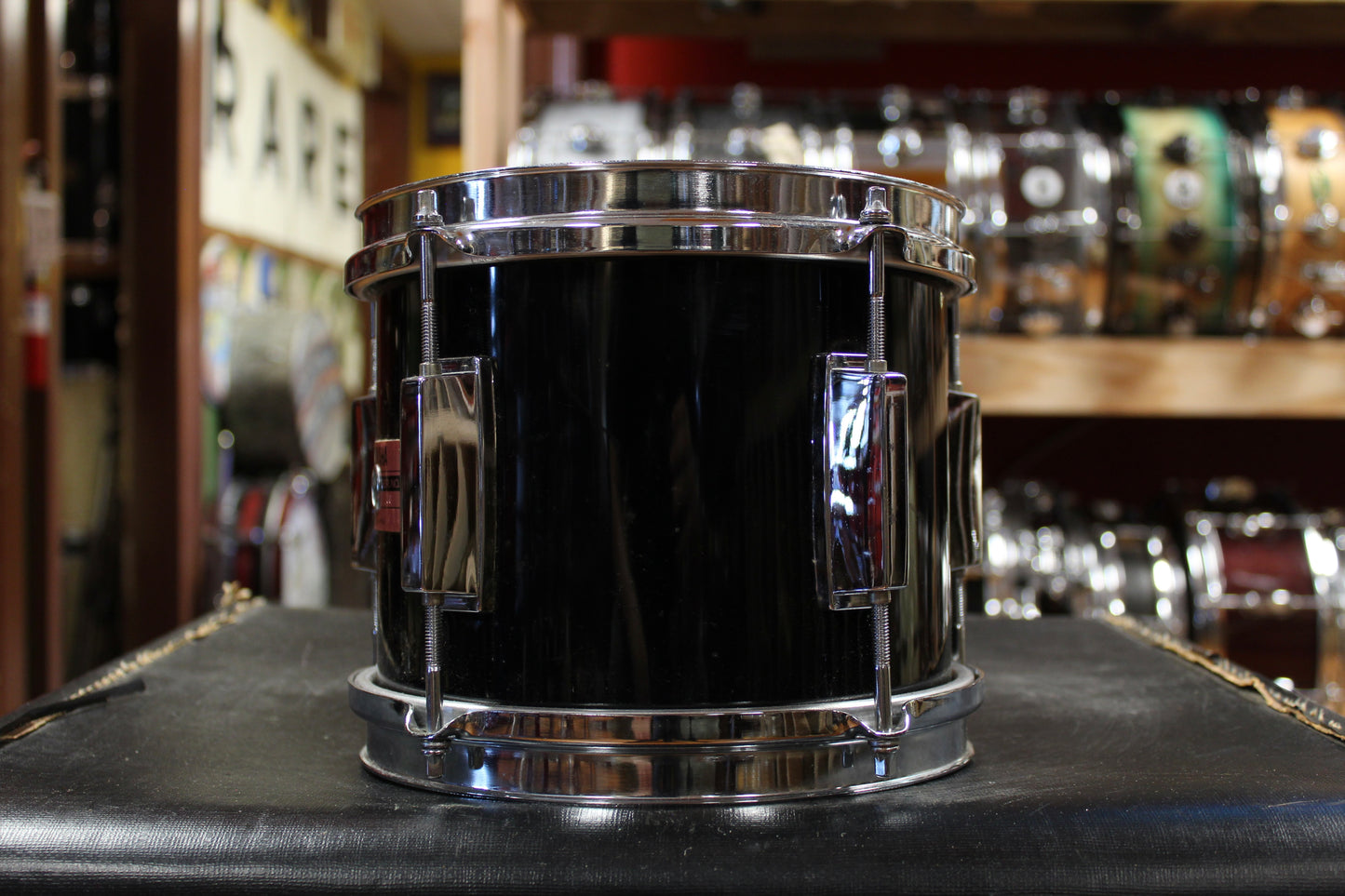 1980s Yamaha 6.5x8 Tom in Black Lacquer