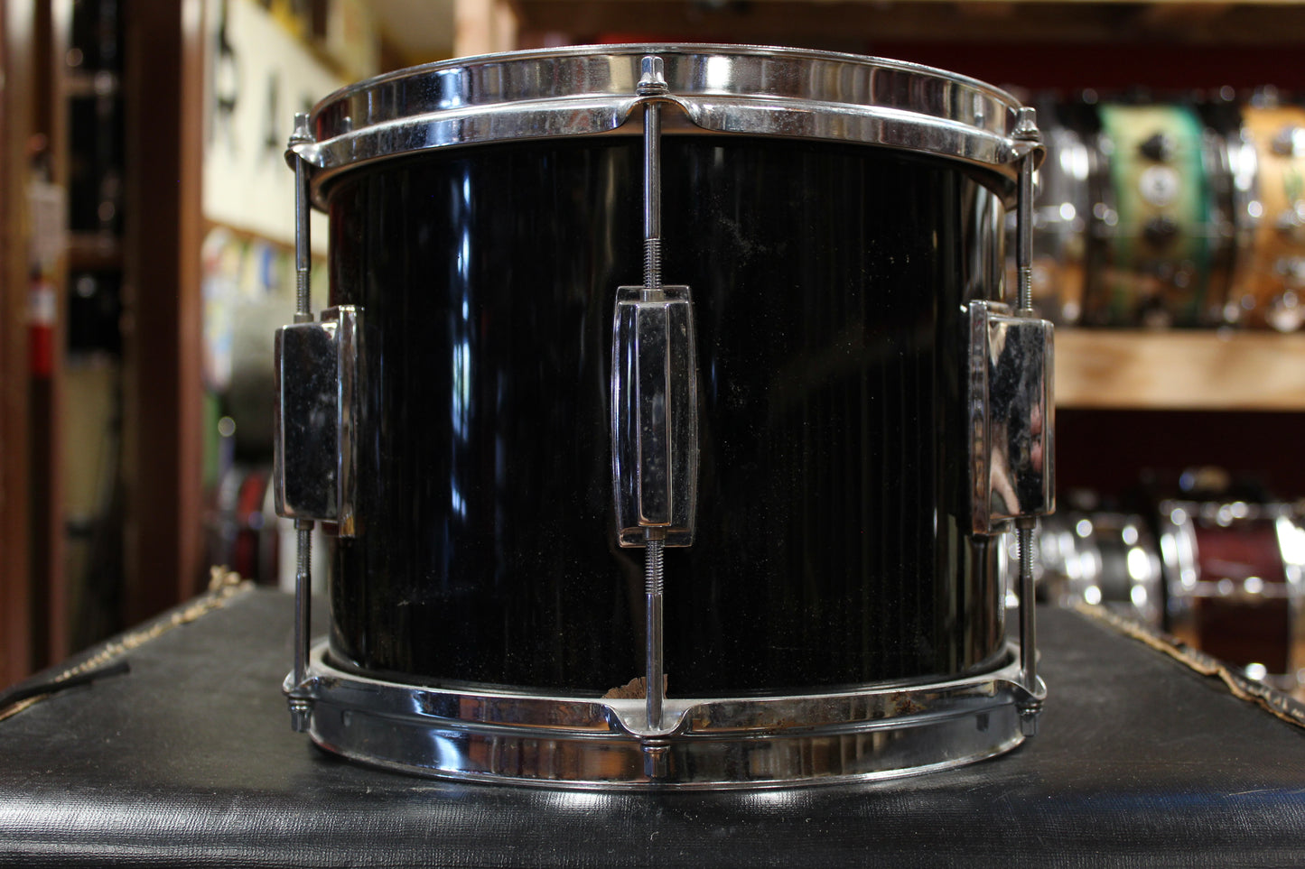 1980s Yamaha 8x10 Tom in Black Lacquer