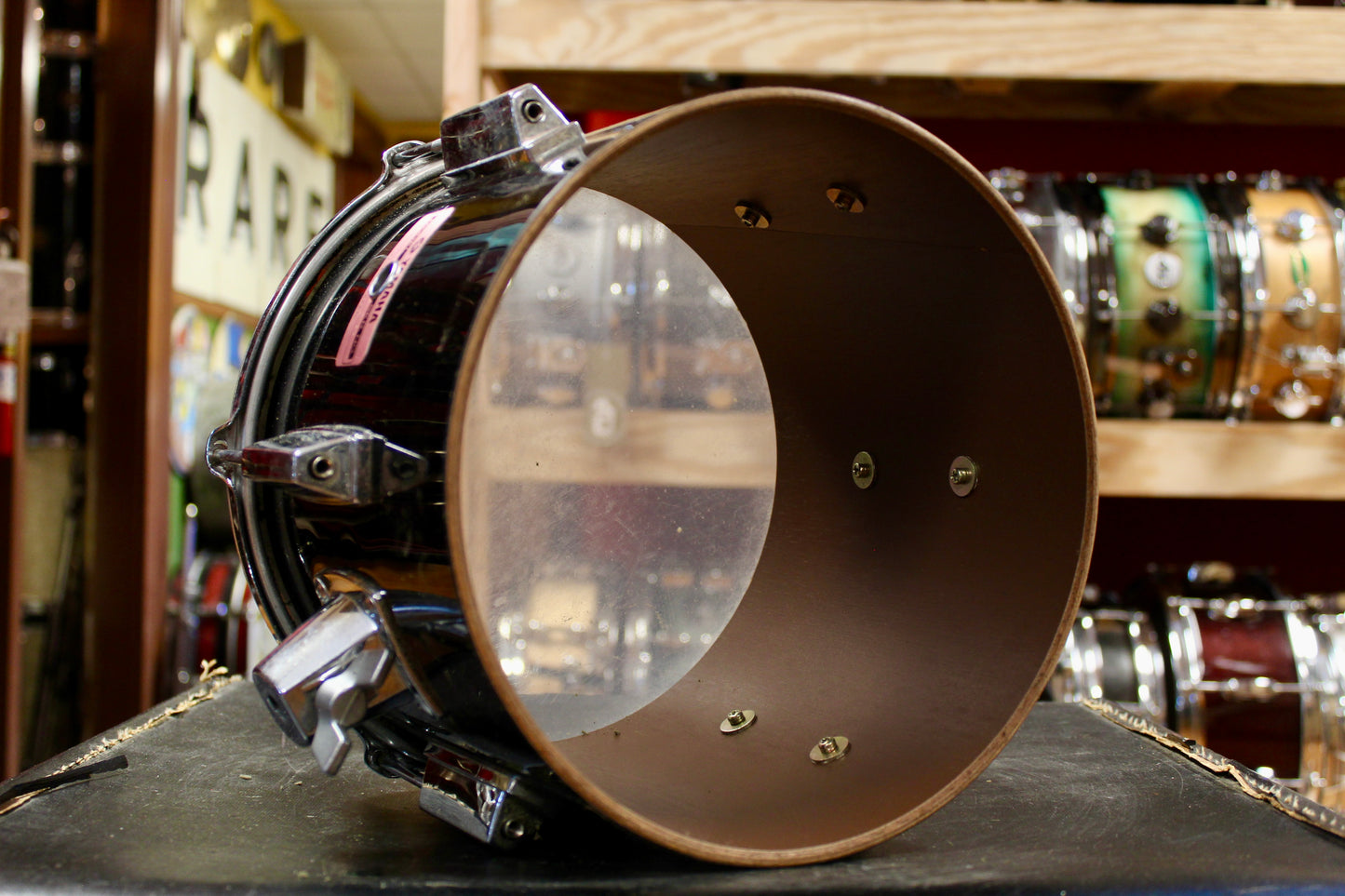 1980s Yamaha 8x10 Tom in Black Lacquer