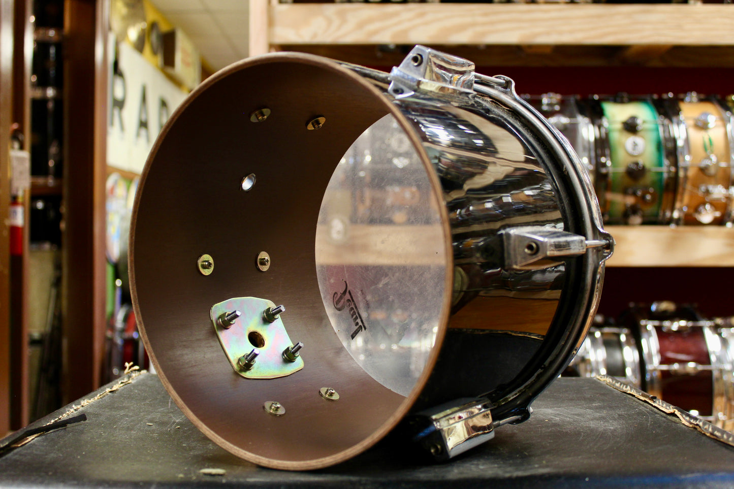 1980s Yamaha 8x10 Tom in Black Lacquer