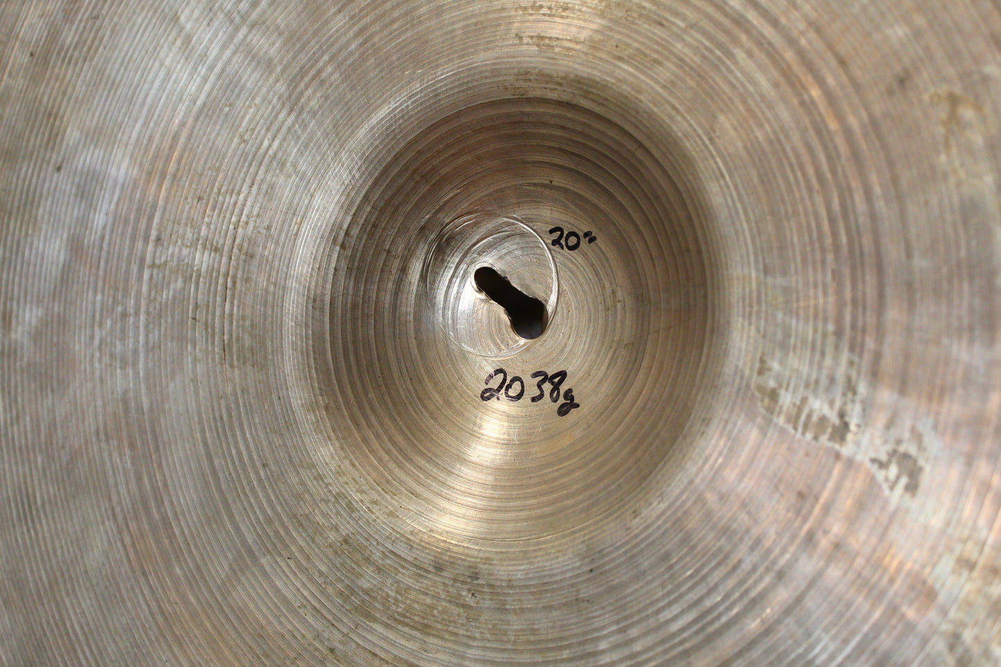 1940/50s A. Zildjian 20" Transition Stamp Ride 2038g