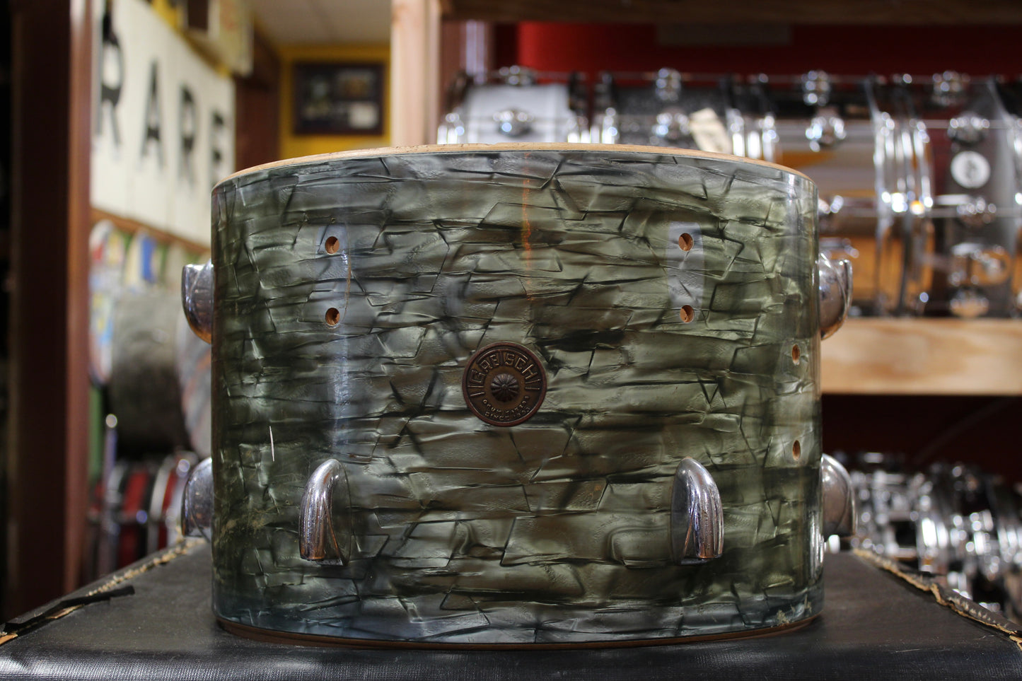 1950s Gretsch 9x13 3 Ply Tom in Midnight Blue Pearl