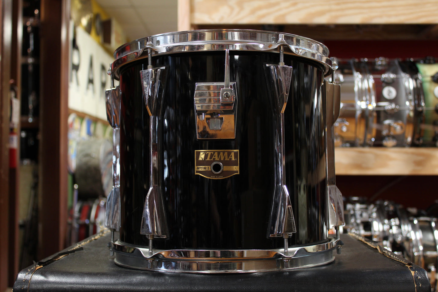 1980s Tama 11x12 Artstar Tom in Jet Black
