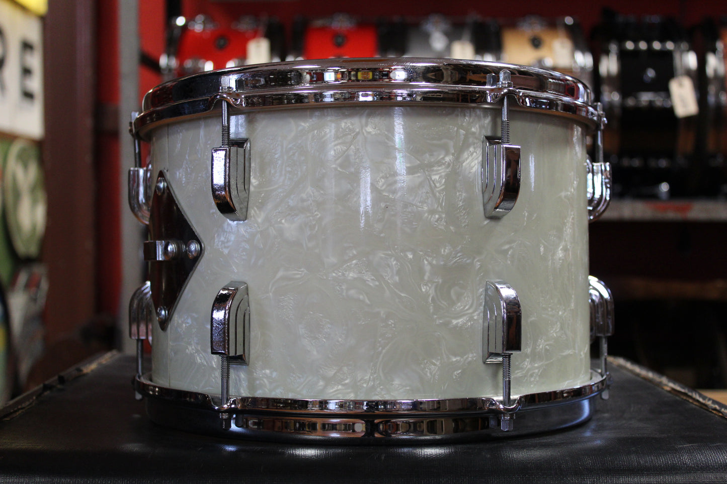 1960s Leedy 8x12 Tom in White Marine Pearl