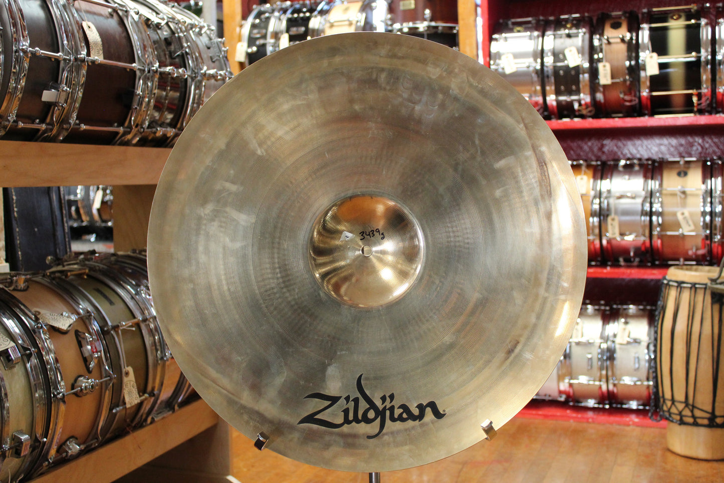 Zildjian 22" A Custom Ping Ride 3439g - Used