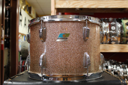 1970s Ludwig 10x14 Tom in Pink Champagne Sparkle