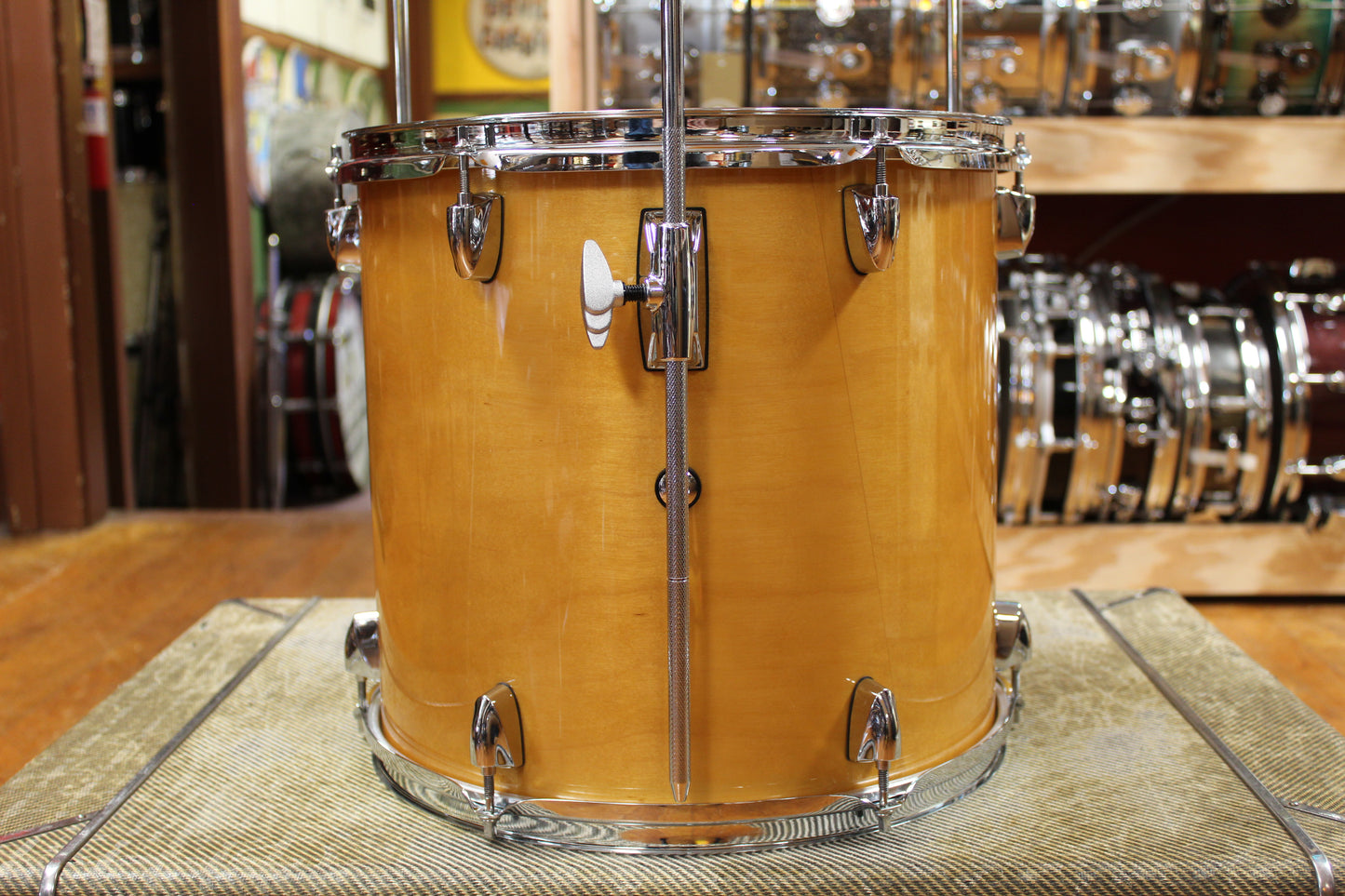 Yamaha 13x14 Stage Custom Floor Tom in High Gloss Natural Maple