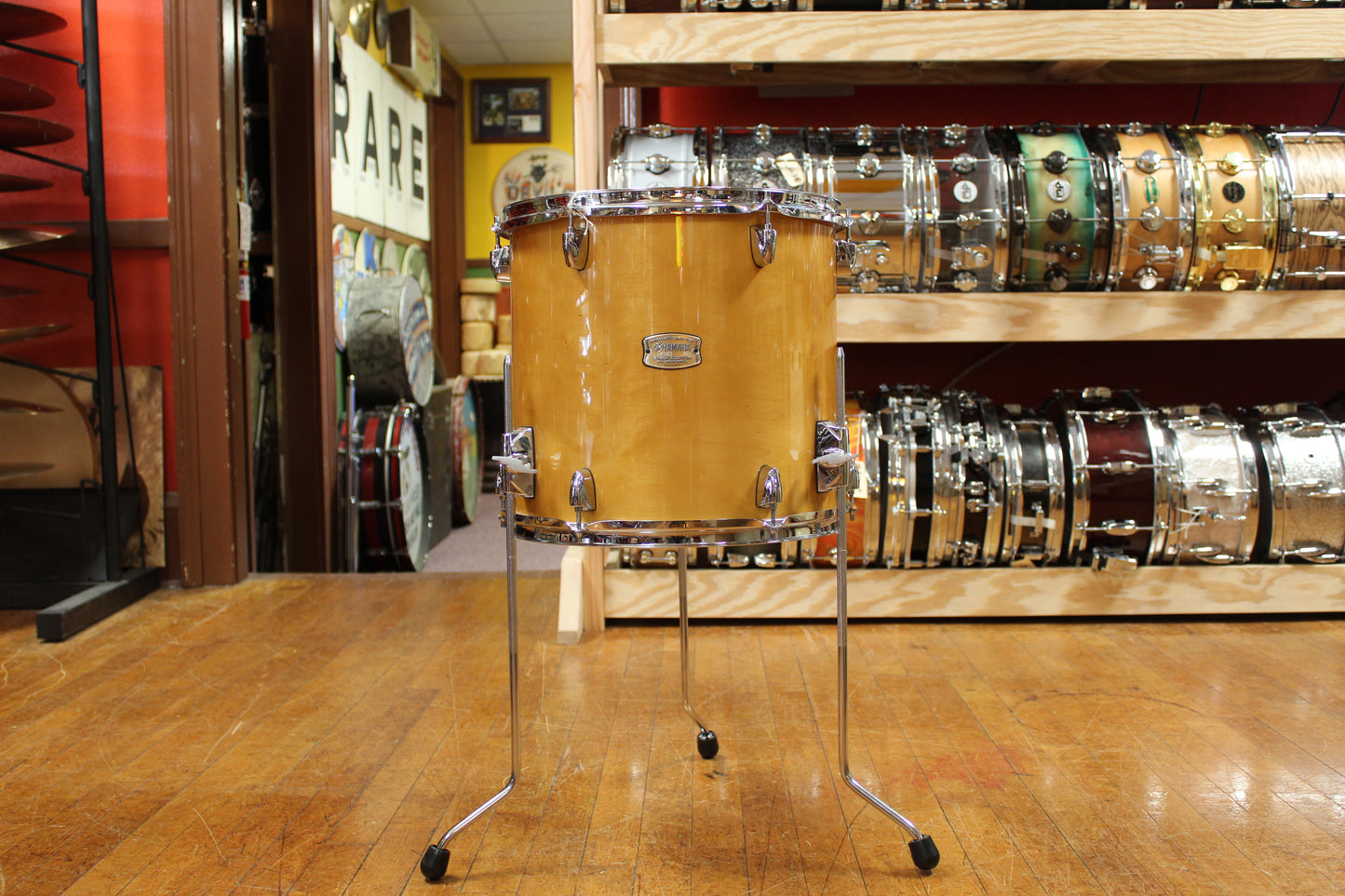 Yamaha 13x14 Stage Custom Floor Tom in High Gloss Natural Maple