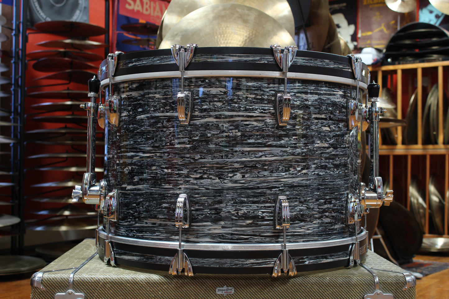 2020 Ludwig Classic Maple in Black Oyster Pearl 14x24 16x16 9x13