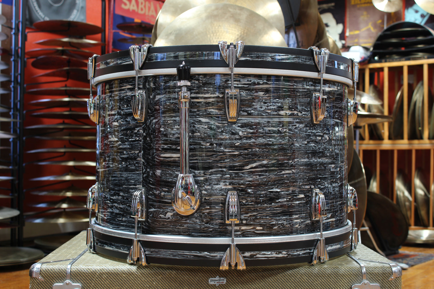 2020 Ludwig Classic Maple in Black Oyster Pearl 14x24 16x16 9x13