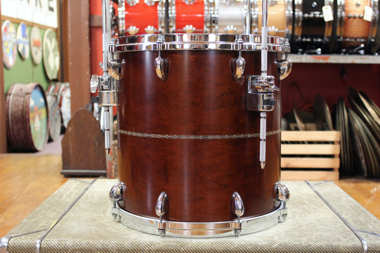 Tama Star Maple 16x16 Floor Tom in Satin Antique Brown