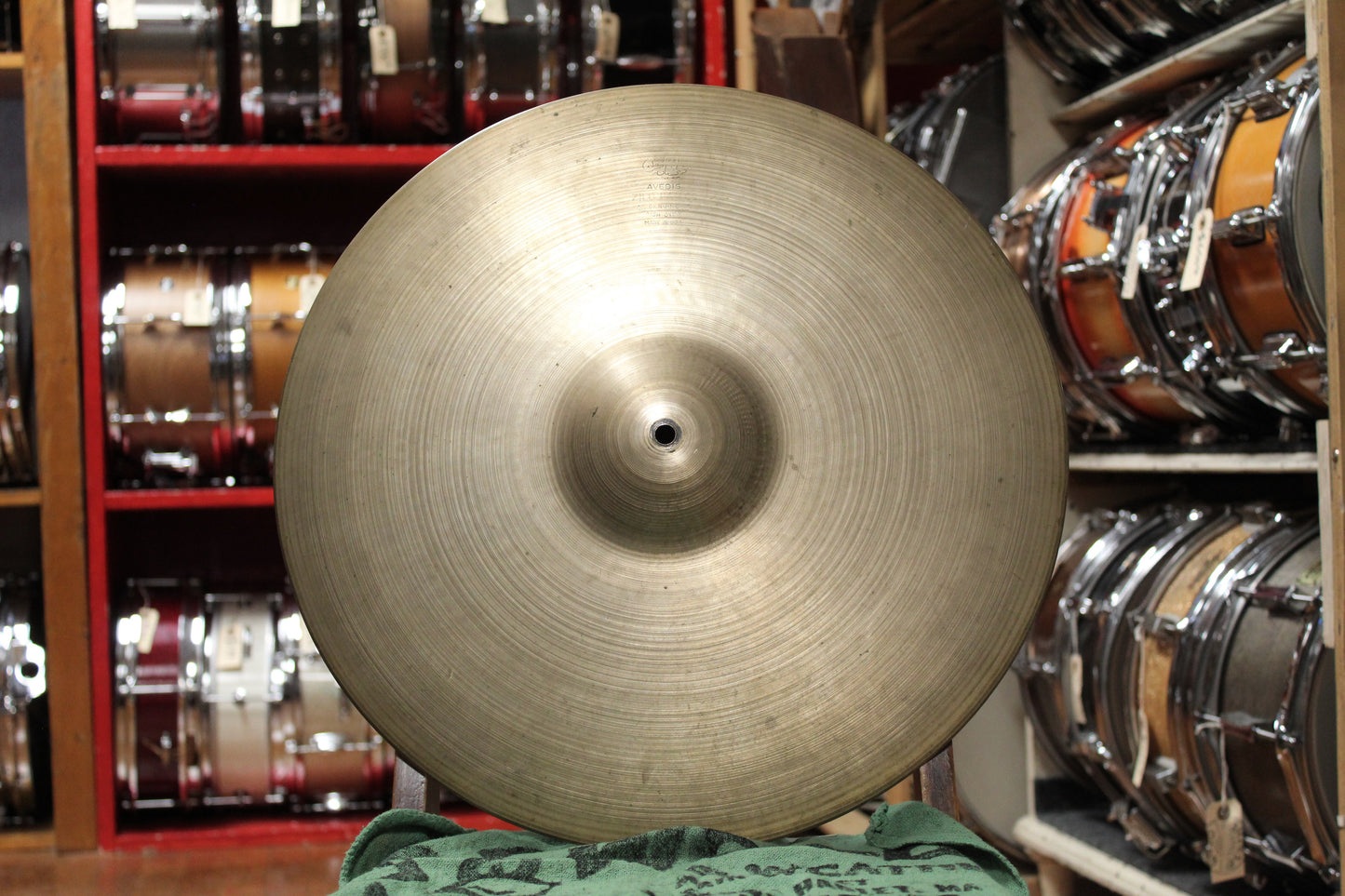1950s A. Zildjian 18" Block Stamp Ride 1938g