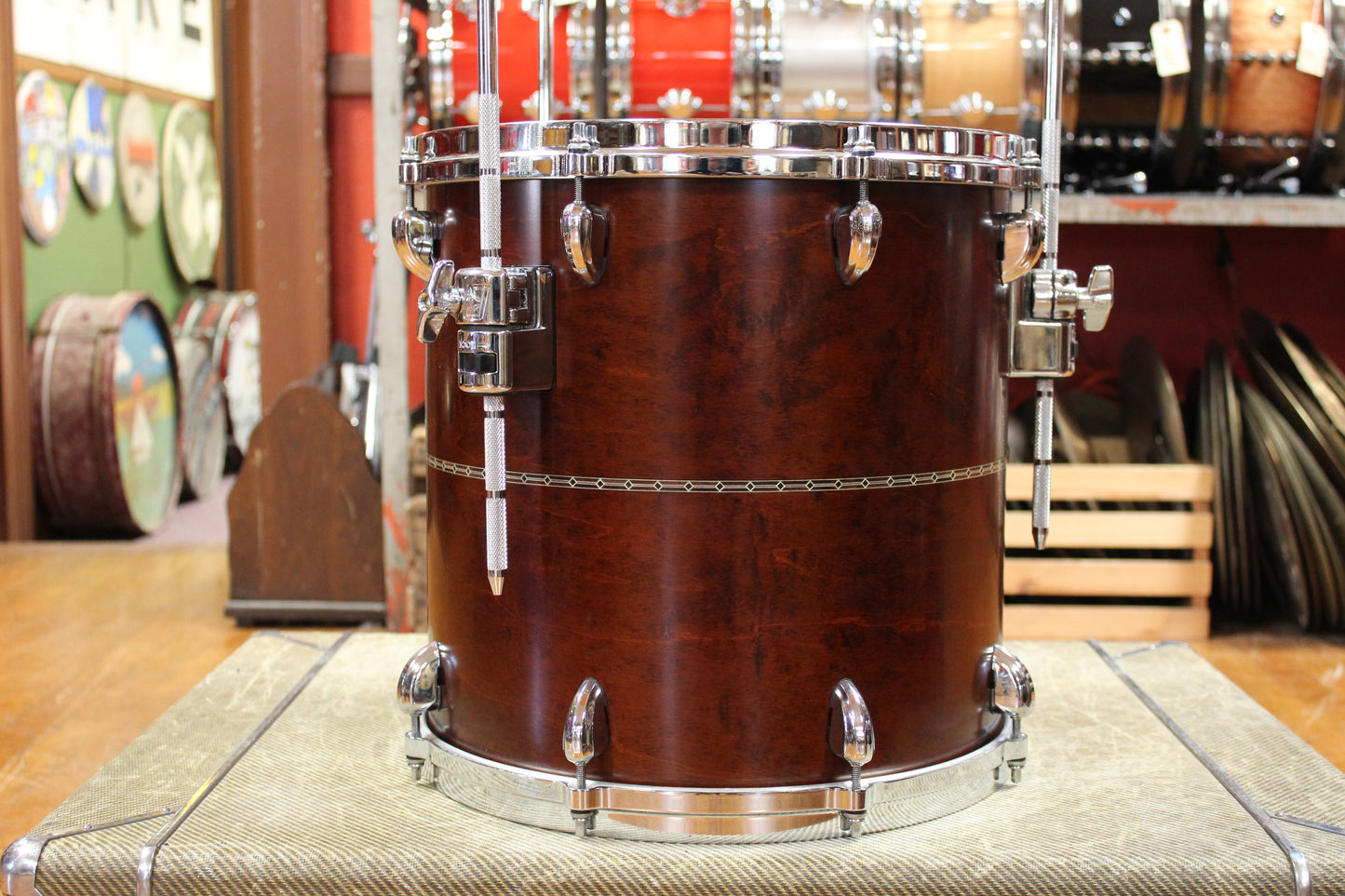 Tama Star Maple 16x16 Floor Tom in Satin Antique Brown