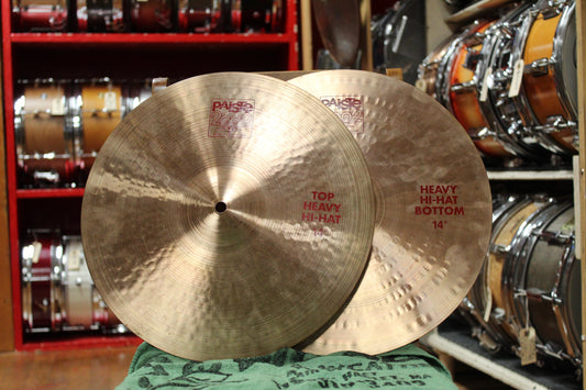 Paiste 14" 2002 Heavy Hi-Hats 971/1039g - Used