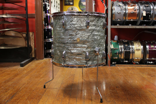 1960s Ludwig 16x18 Floor Tom in Sky Blue Pearl