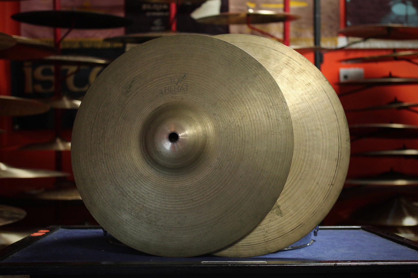 1950s A. Zildjian 12" Small Stamp Hi-Hats 524/582g