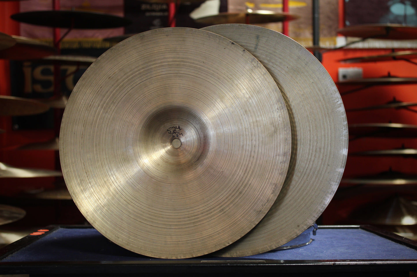 1950s A. Zildjian 12" Small Stamp Hi-Hats 524/582g