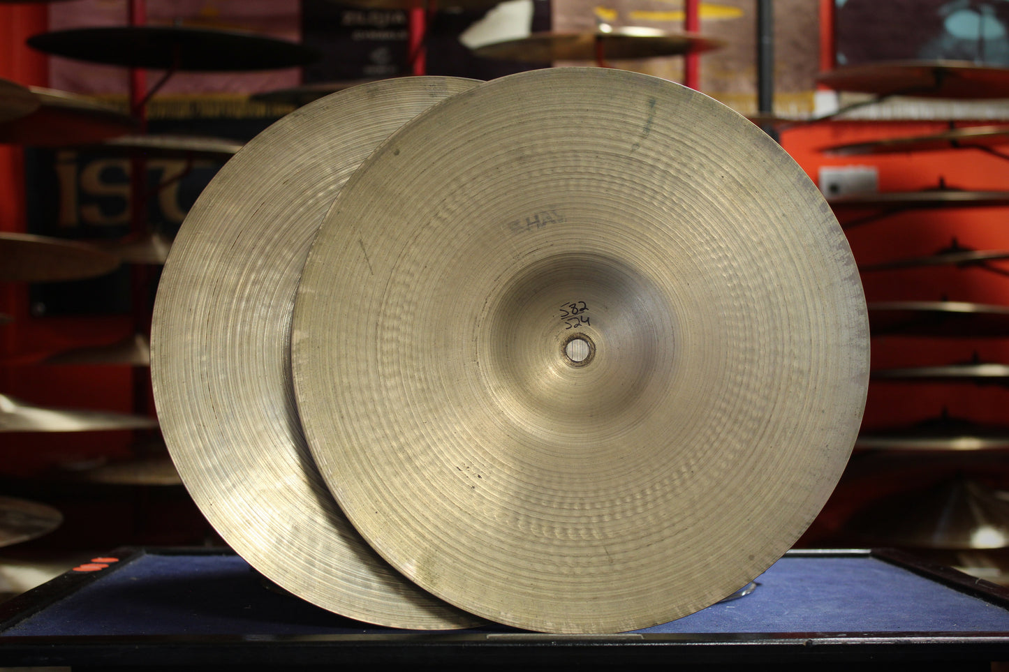 1950s A. Zildjian 12" Small Stamp Hi-Hats 524/582g