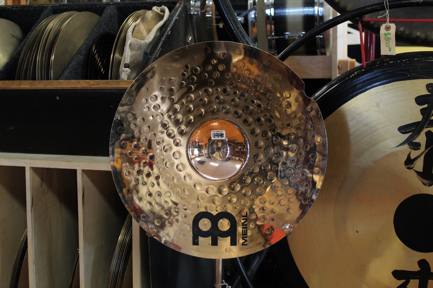 Used Meinl 18" Classics Custom Medium Crash 1443g - REPAIRED