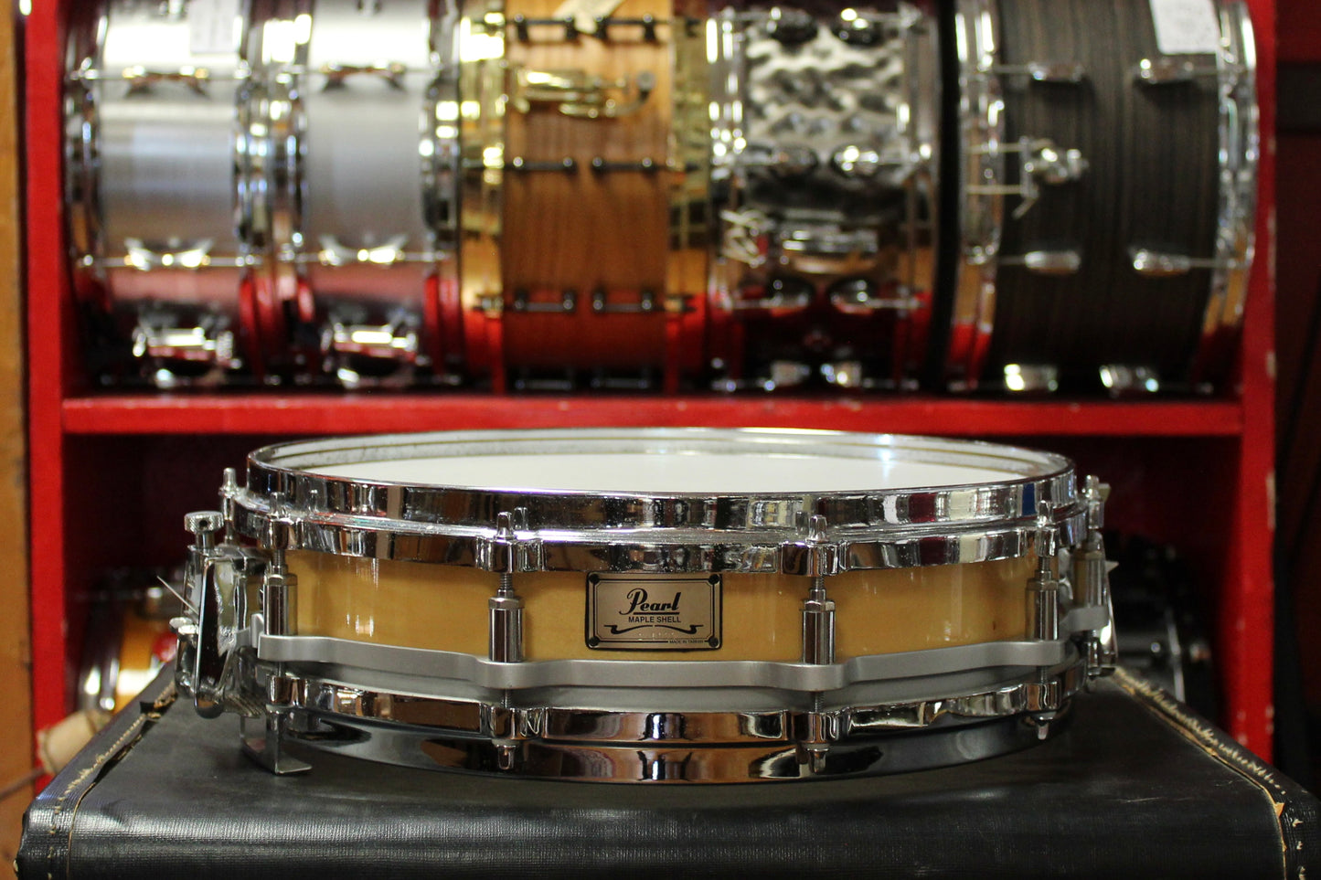 Used Pearl 3x14 Free Floating Maple Snare Drum