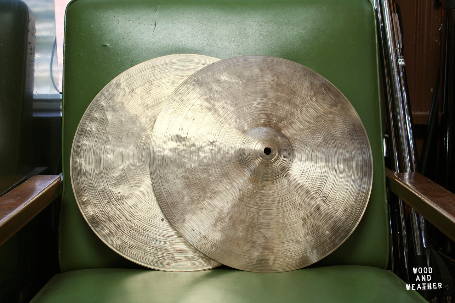 Used Funch Cymbals 15" Hi-Hats 1084/1322g