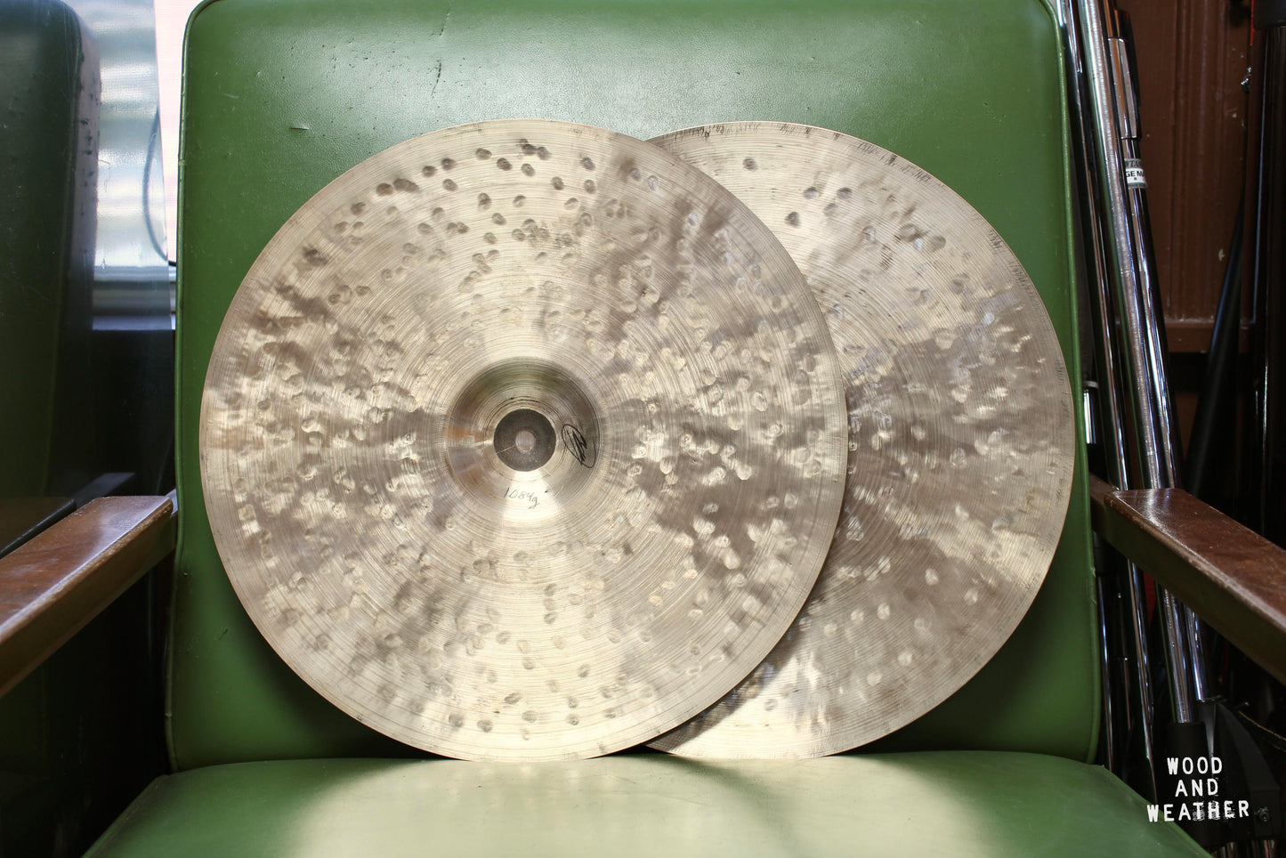 Used Funch Cymbals 15" Hi-Hats 1084/1322g