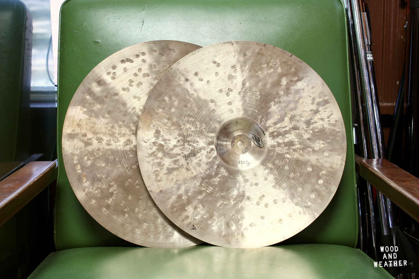 Used Funch Cymbals 15" Hi-Hats 1084/1322g