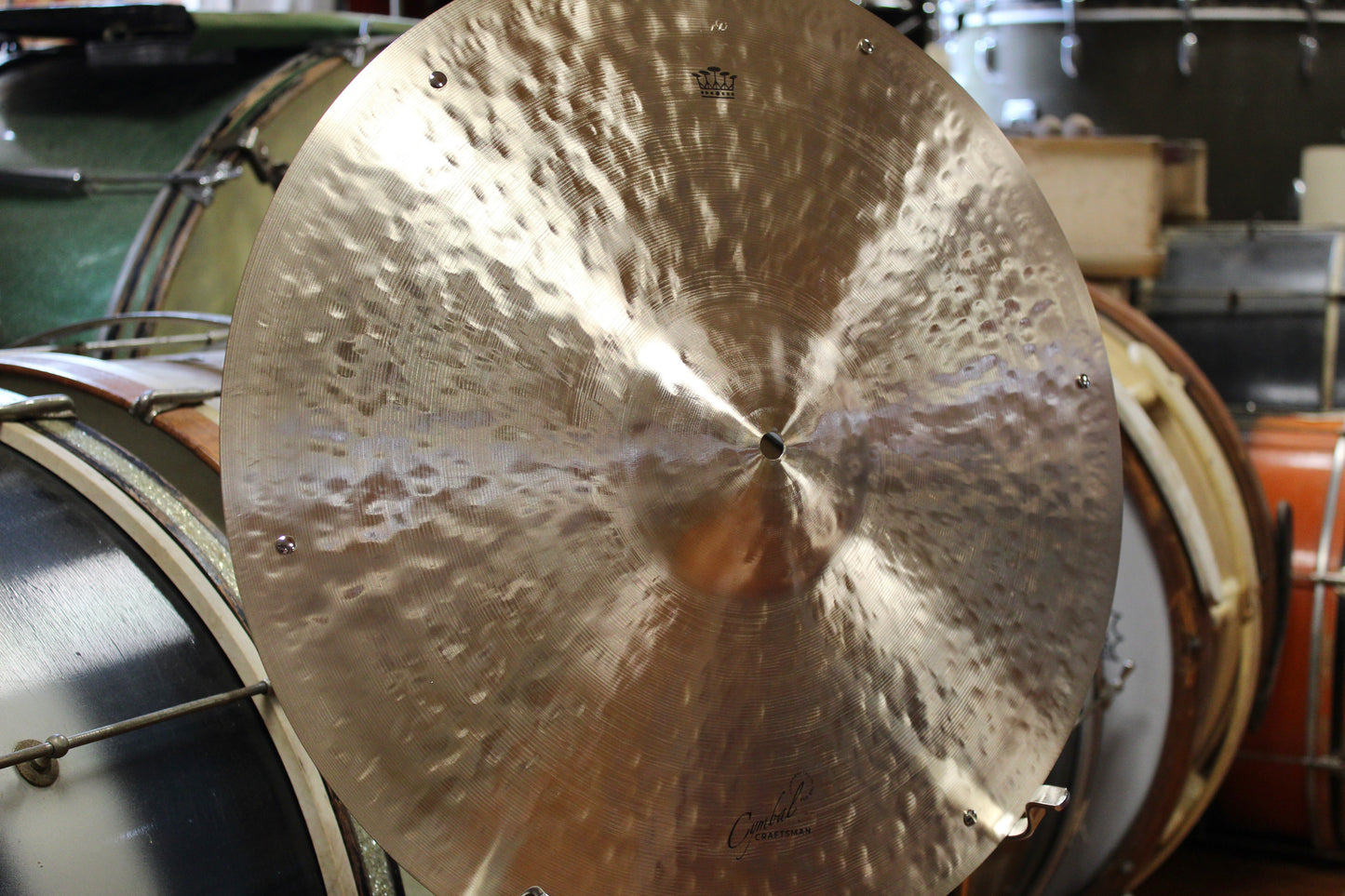 Cymbal Craftsman 19" EAK Style Flange Sizzle Ride 1728g