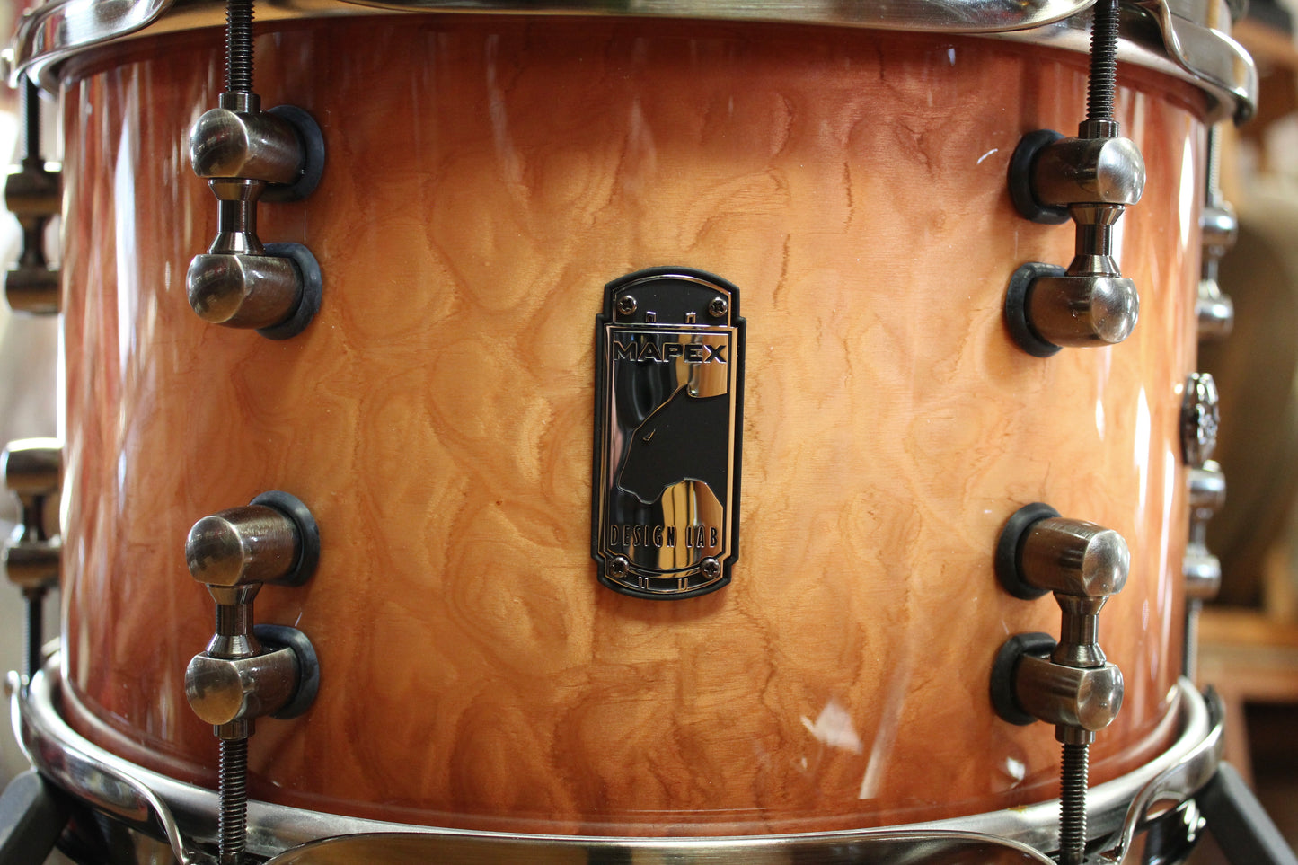 Mapex Versatus Auxiliary Outfit in Peach Burl Burst 12x18 13x14 7.5x12