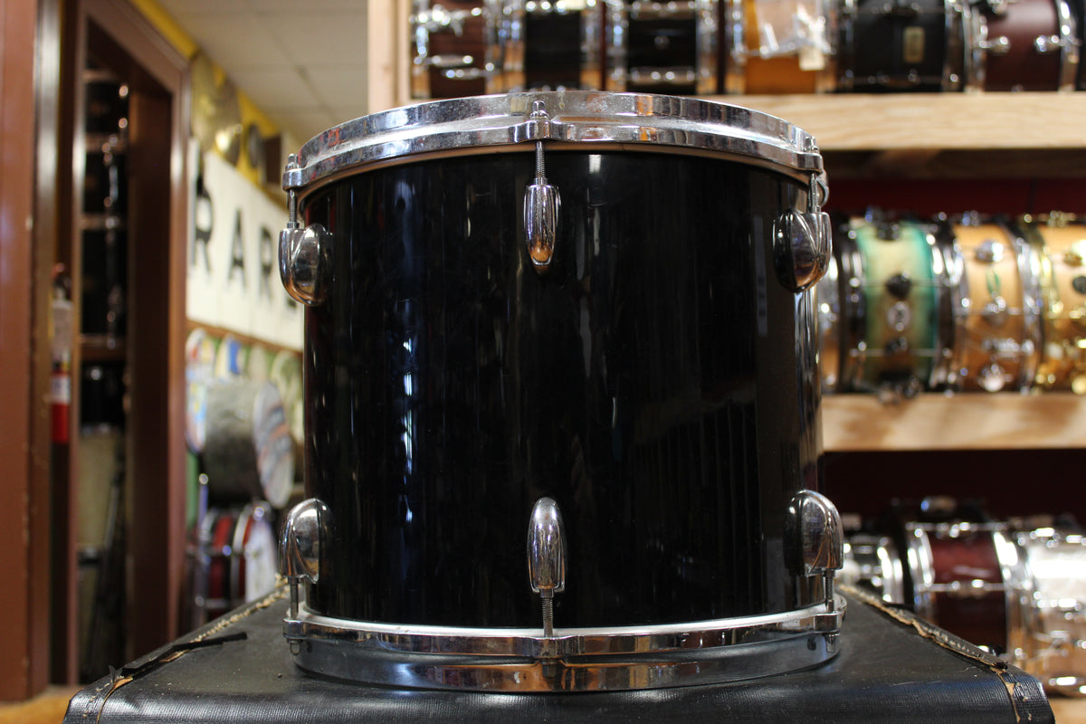 1980s Gretsch 11x13 Square Badge Tom in Black Nitron