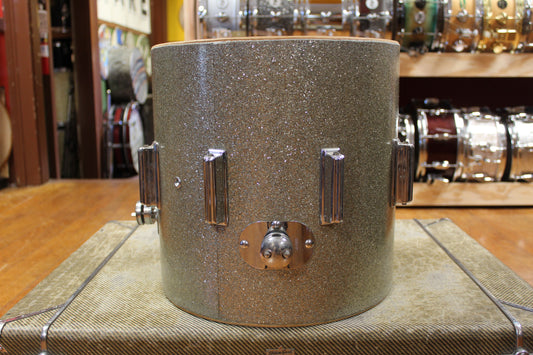 1960s Rogers 14x14 Tower Floor Tom in Silver Sparkle