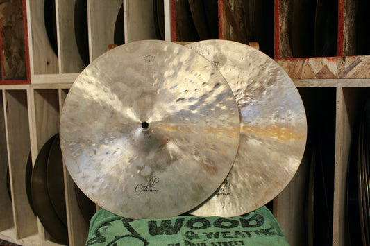 Cymbal Craftsman 14" EAK Style Flange Hi-Hats 977/1295g - Used