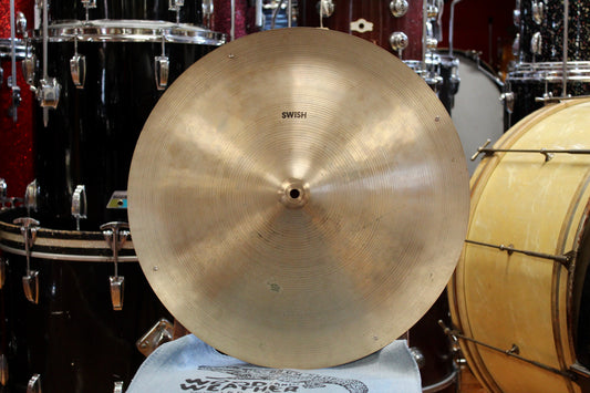 1970s A. Zildjian 18" Swish w/ Rivets 1148g