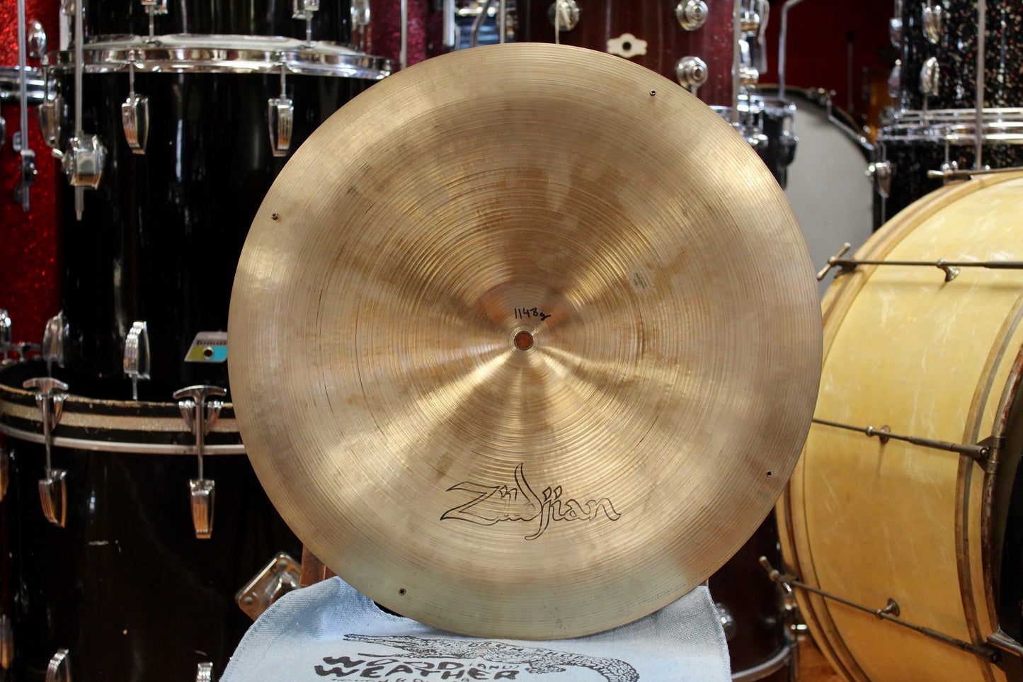 1970s A. Zildjian 18" Swish w/ Rivets 1148g