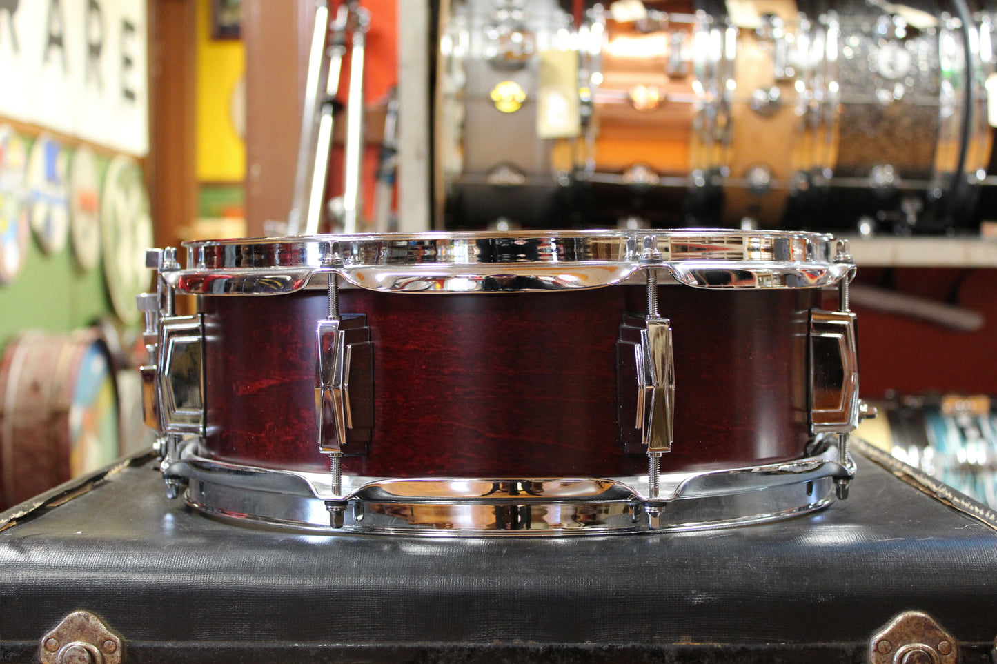 2000's Ludwig 5"x14" USA Club Date Snare Drum in Cherry