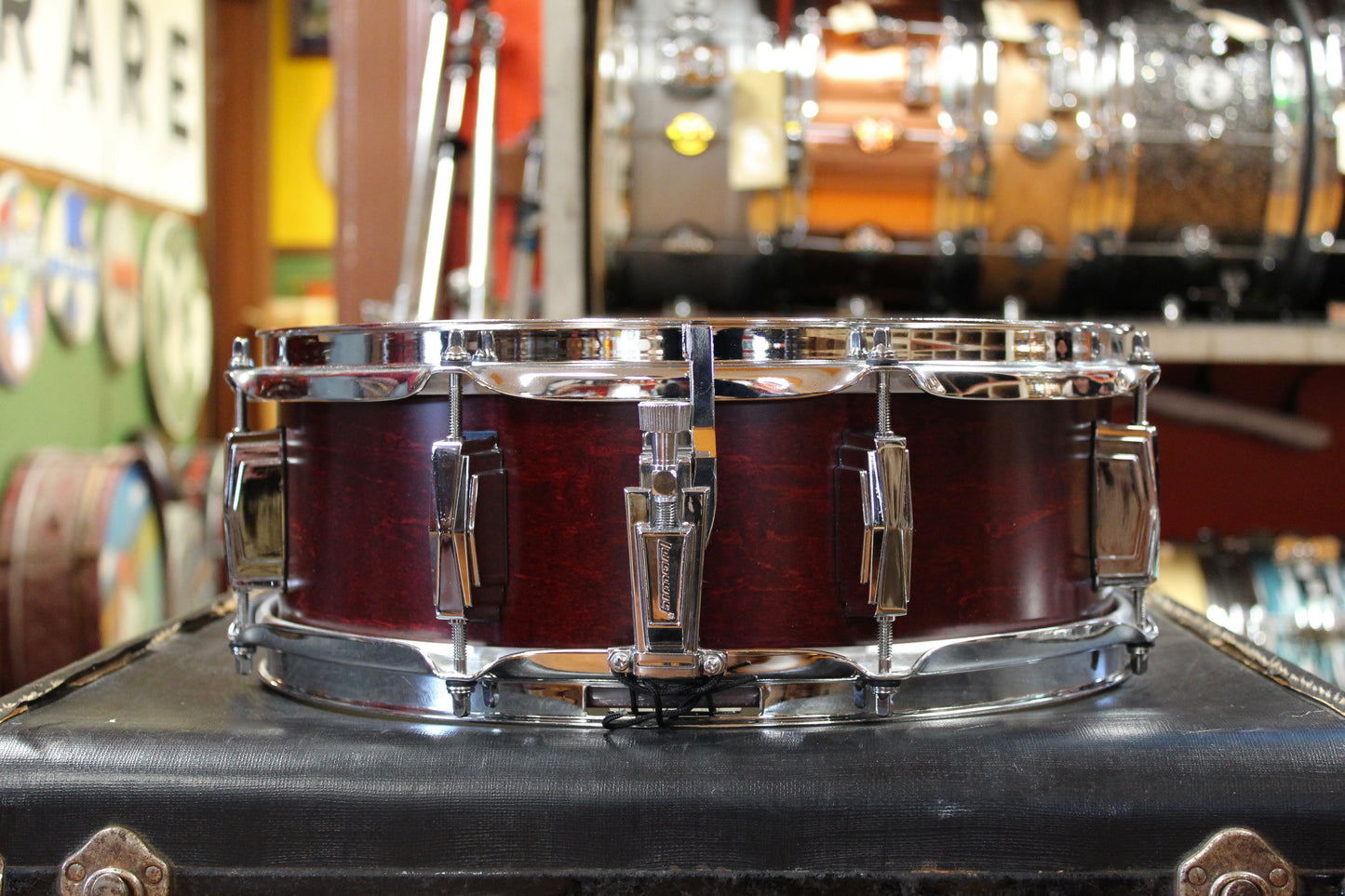 2000's Ludwig 5"x14" USA Club Date Snare Drum in Cherry