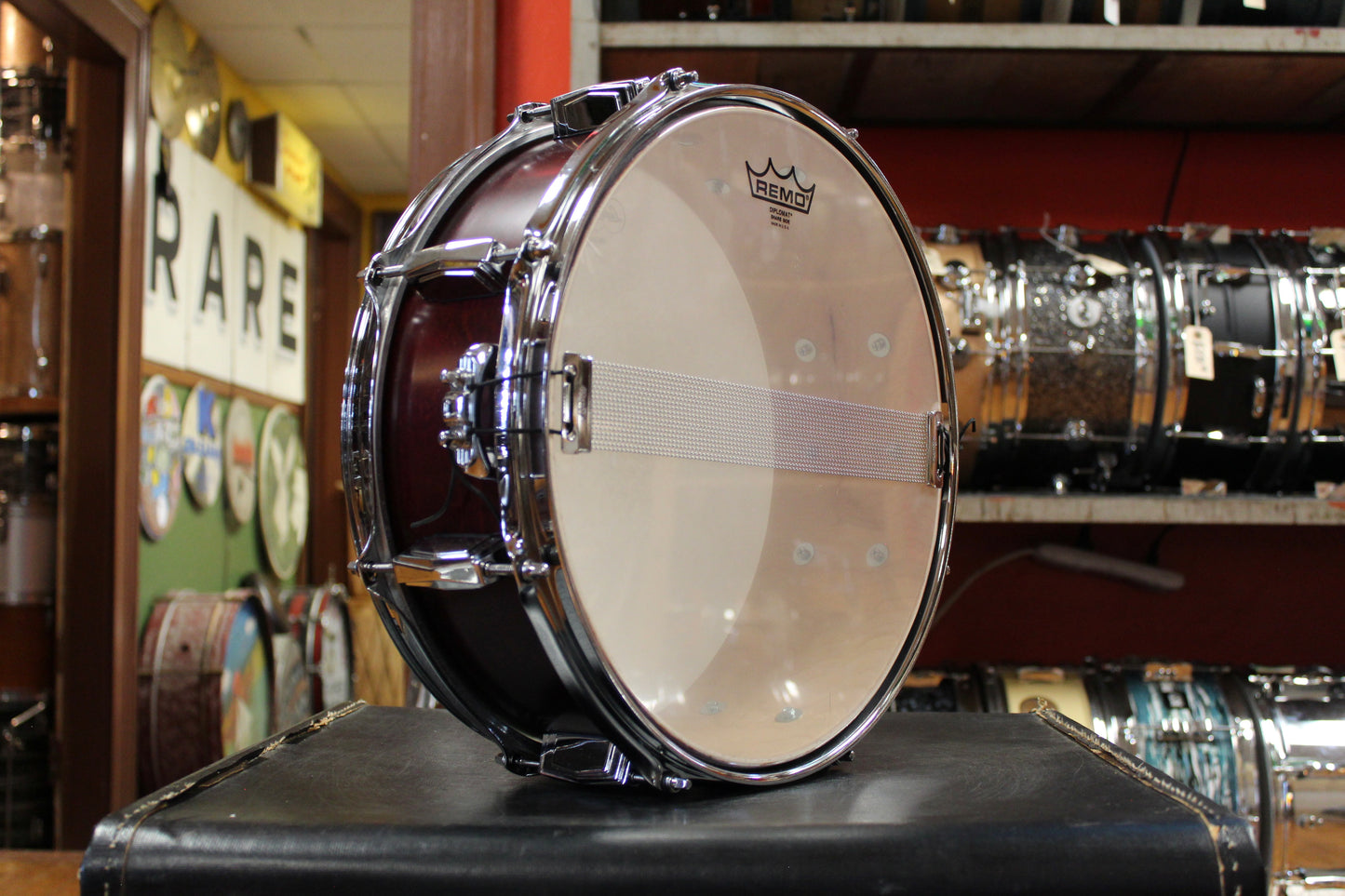 2000's Ludwig 5"x14" USA Club Date Snare Drum in Cherry