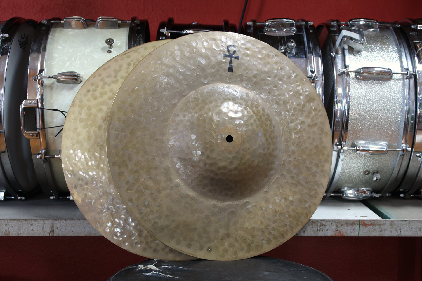 Used A&F/Sabian 16" ANKH Brass Thin/Medium Hi-Hats 1050/1220g