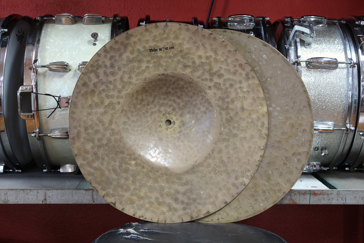 Used A&F/Sabian 16" ANKH Brass Thin/Medium Hi-Hats 1050/1220g