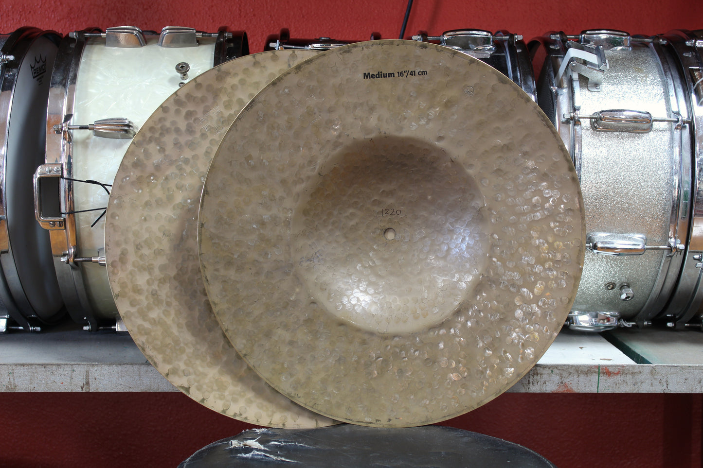 Used A&F/Sabian 16" ANKH Brass Thin/Medium Hi-Hats 1050/1220g