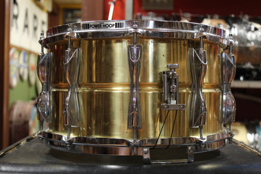 1990s Yamaha 8x14 SD498 Brass Snare Drum