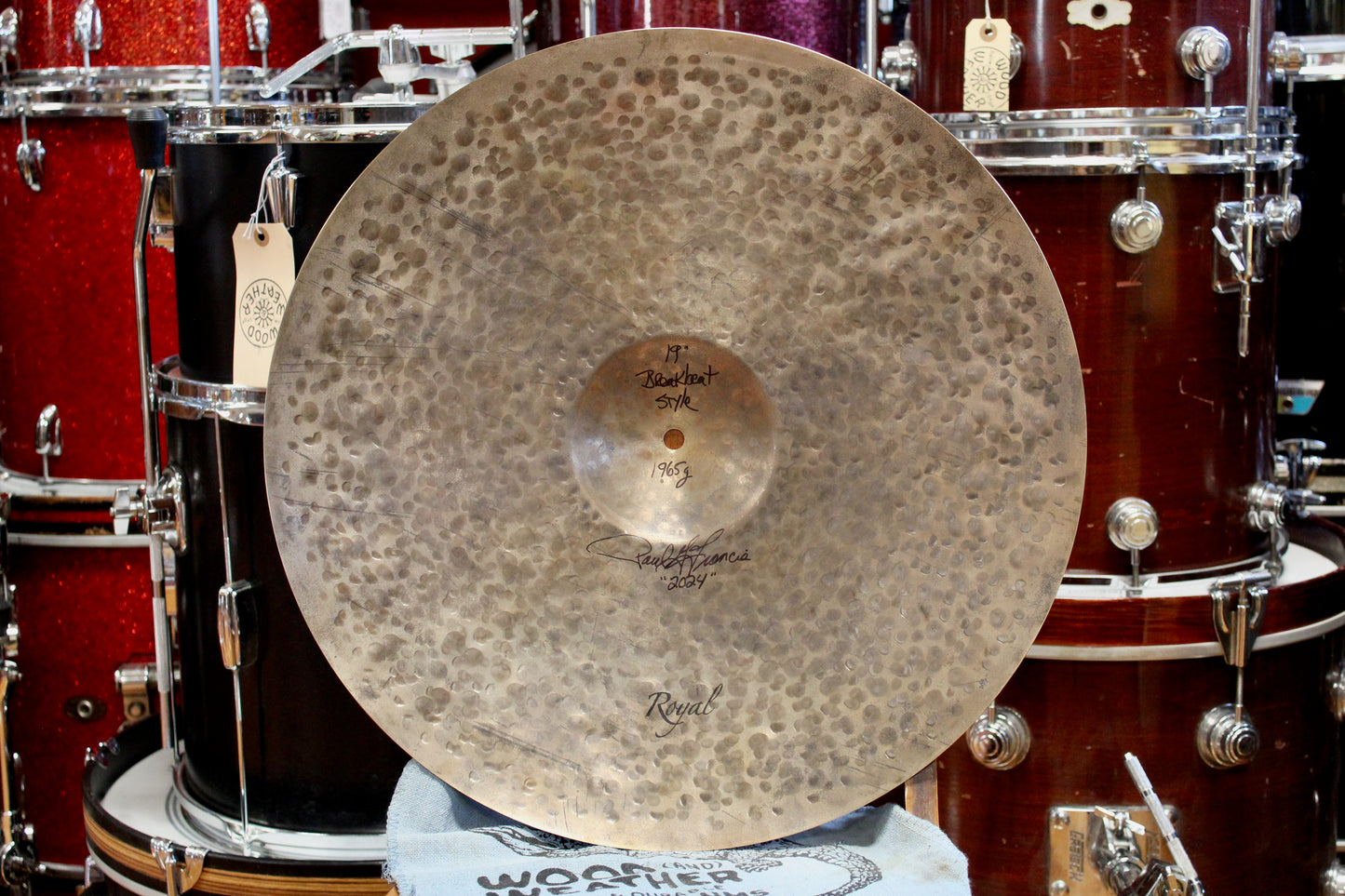 Cymbal Craftsman 19" Breakbeat Style Crash Ride 1965g