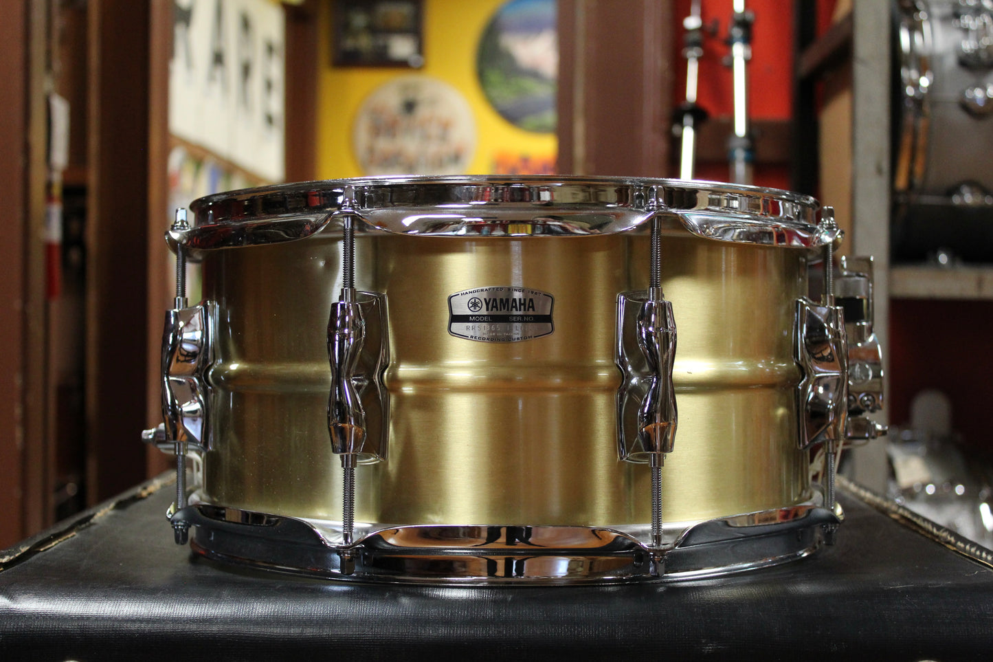 Yamaha 6x13 Recording Custom Brass Snare Drum