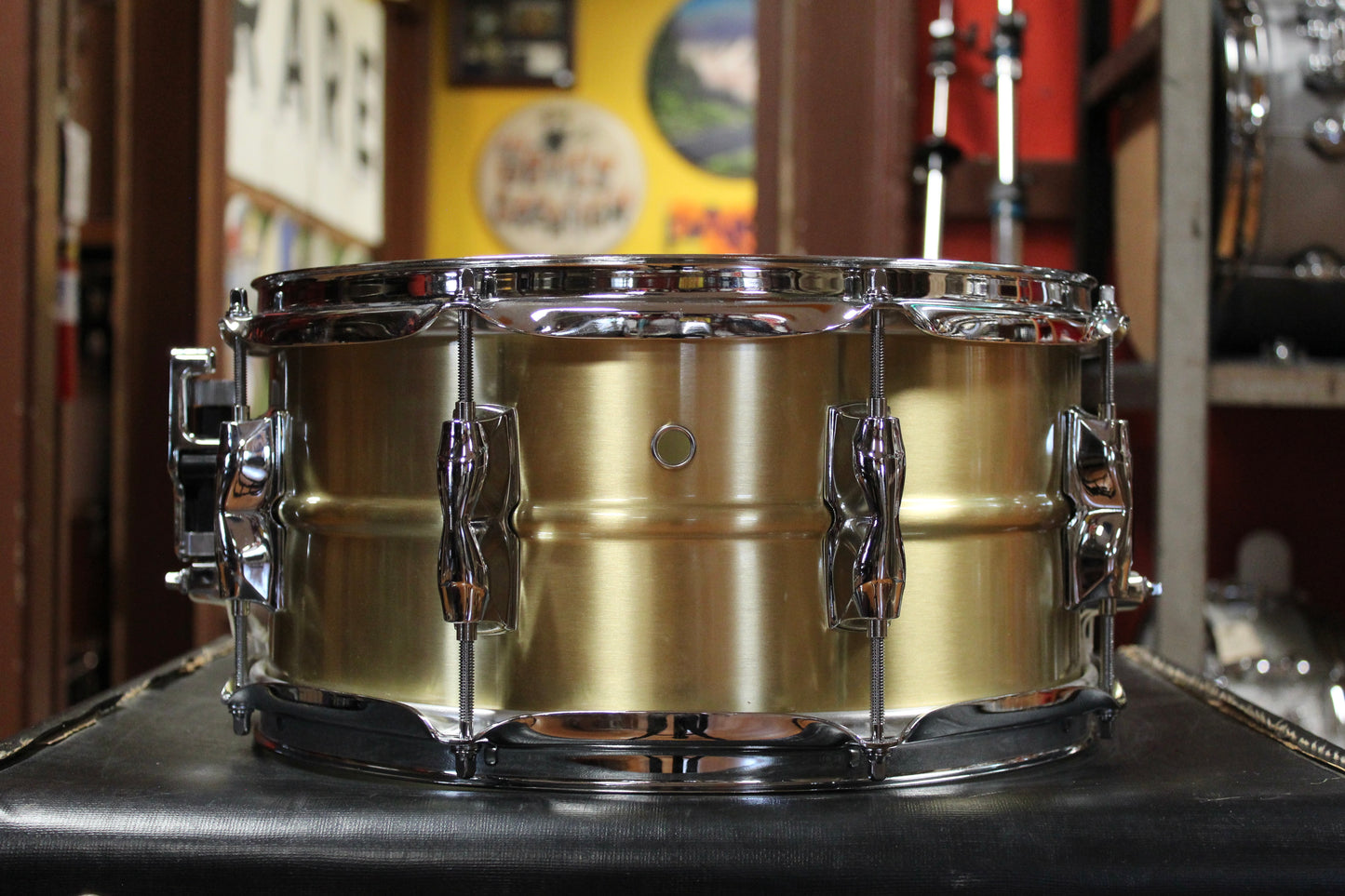 Yamaha 6x13 Recording Custom Brass Snare Drum