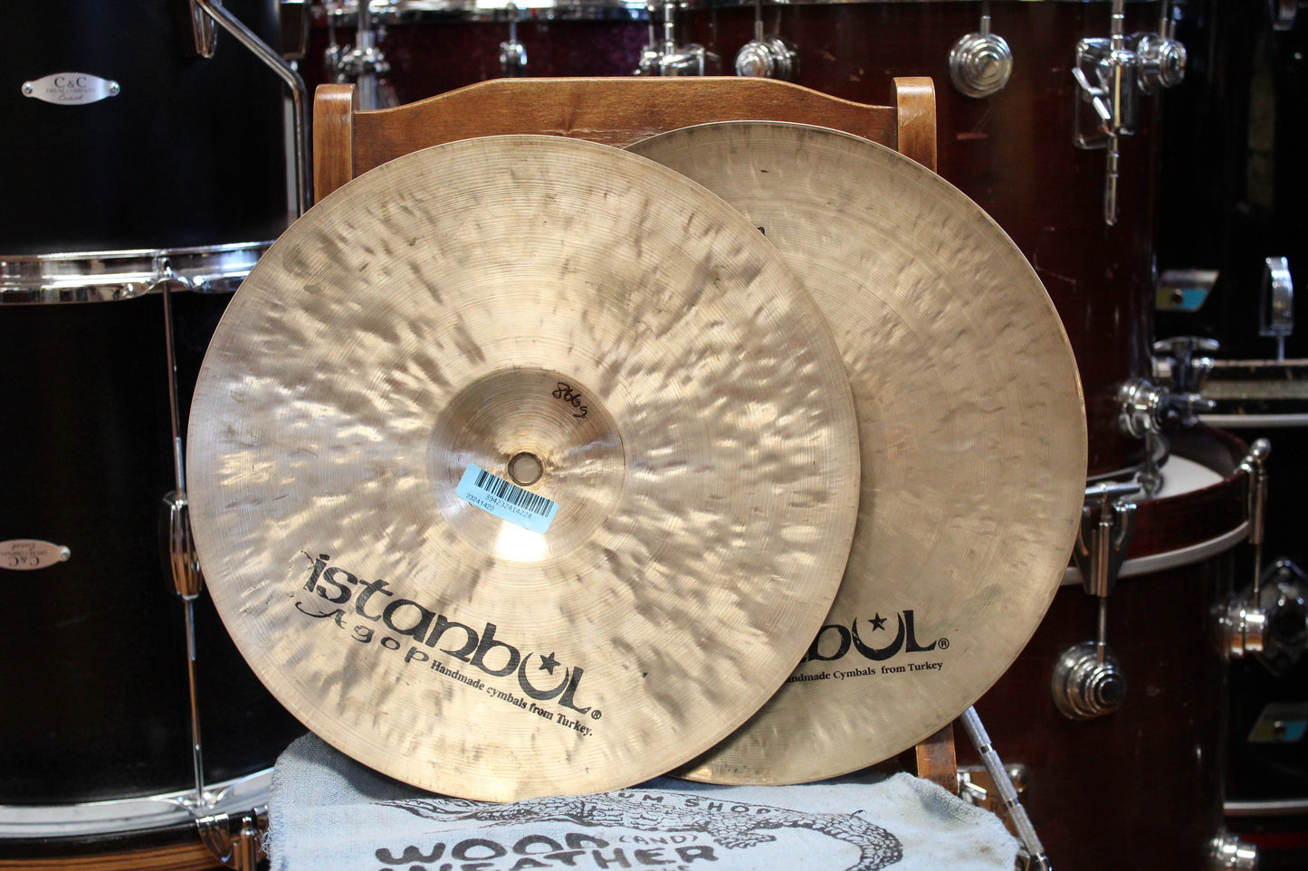 Used Istanbul 13" Mehmet/Agop Mel Lewis Signature Hi-Hats 850/866g