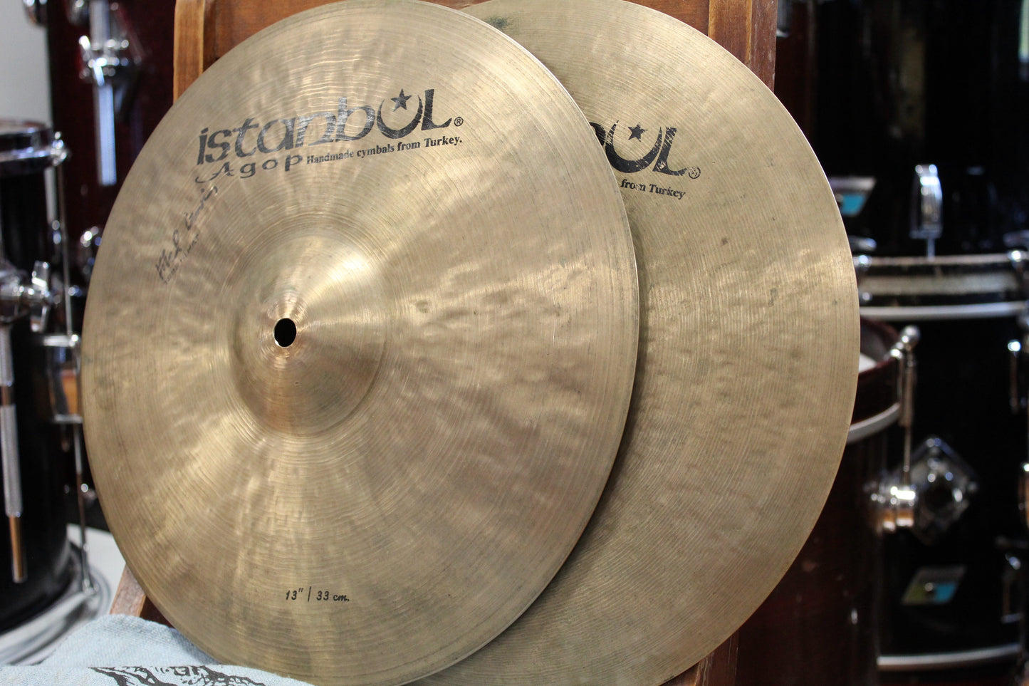 Used Istanbul 13" Mehmet/Agop Mel Lewis Signature Hi-Hats 850/866g