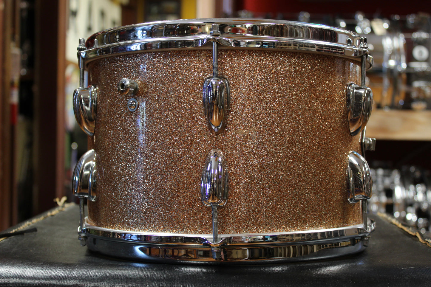 1966 Slingerland Modern Jazz Outfit in Sparkling Champagne Pearl 14x20 8x12 14x14