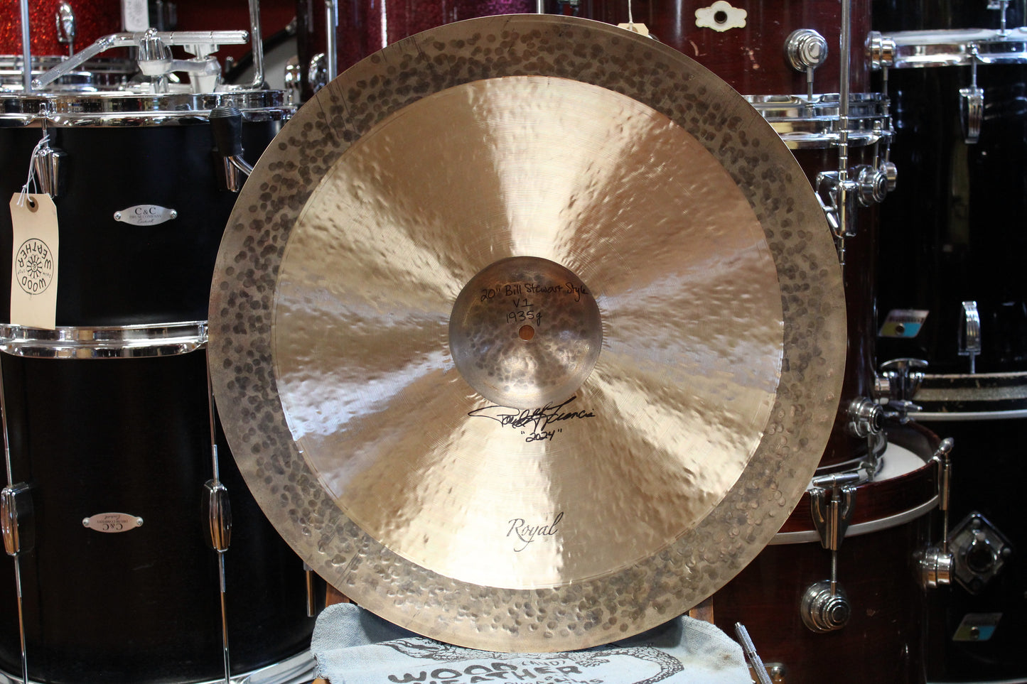 Cymbal Craftsman 20" Bill Stewart V1 Style Ride 1935g