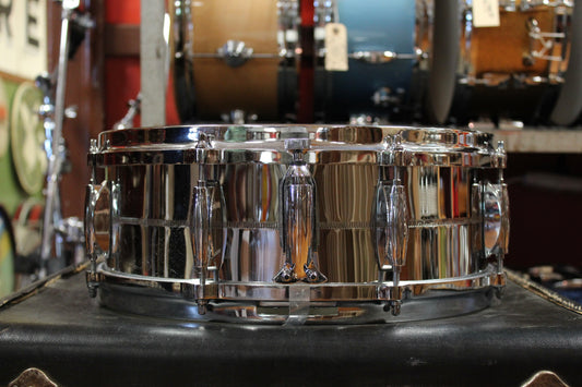 Gretsch USA Custom 5x14 Chrome Over Brass Snare Drum