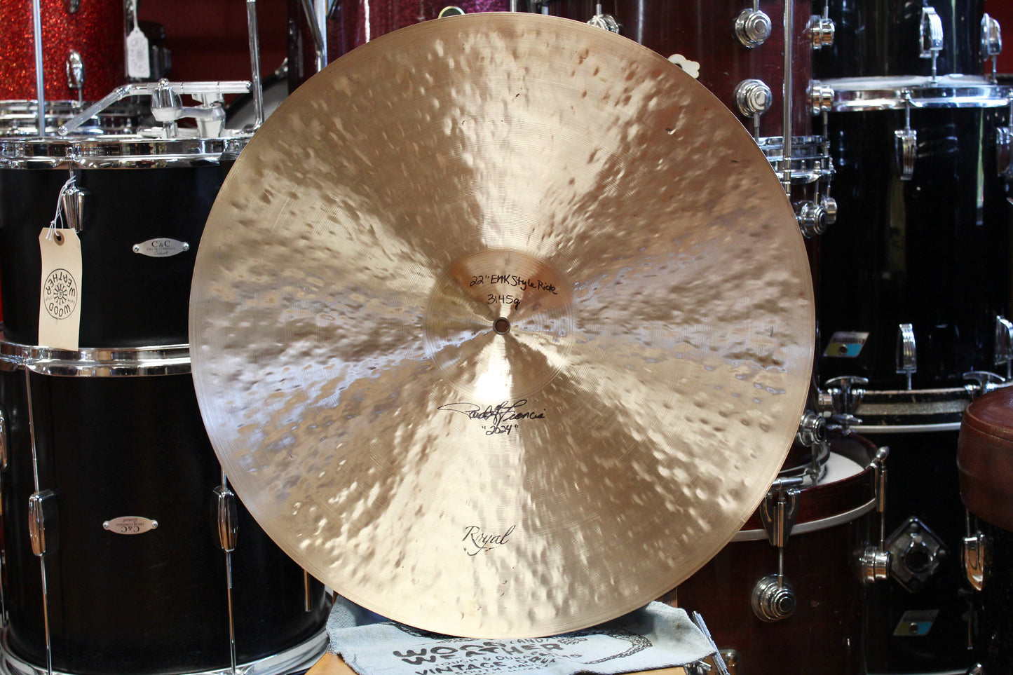 Cymbal Craftsman 22" EAK Style Ride 3145g